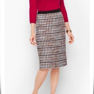 Talbots tweed skirt size 2